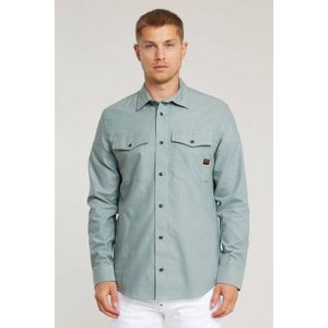G-STAR Heren Marine Slim Shirt Shirts, meerkleurig (Bolt Grey/Gs Mercury Oxford D24963-7665-h045), XXL