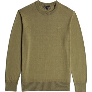 G-Star - Premium Core - Gebreide Trui - Groen - 40% Recycled Linnen