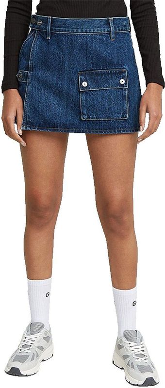 G-STAR - Micro Denim Skort - Donkerblauw - Dames