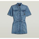 Jurk Biker - Midden blauw - Dames