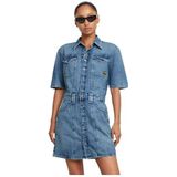 Jurk Biker - Midden blauw - Dames