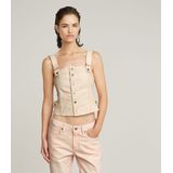 Bustier Top - Roze - Afneembare Band - Dames