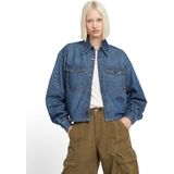 Relaxed Staq Blouse - Midden blauw - Dames