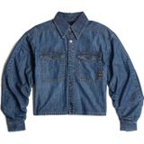 Relaxed Staq Blouse - Midden blauw - Dames