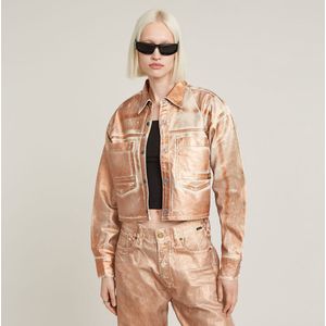 Relaxed 2-Pocket Overshirt - Roze - Dames