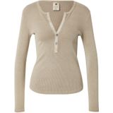 G-STAR - Deep V-Neck Slim Top - Groen - Dames - Biologisch Katoen