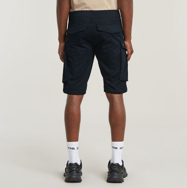 G-star - Rovic Regular - Korte Jeans - Blauw - Biologisch Katoen