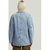 Oversized Blazer - Lichtblauw - Dames