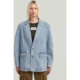 Oversized Blazer - Lichtblauw - Dames