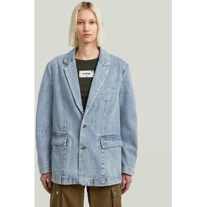 Oversized Blazer - Lichtblauw - Dames