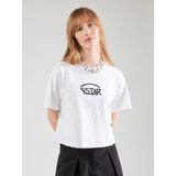 Shirt - Jersey - Ronde Hals - Losse Pasvorm - Kwartmouw - Logoprint