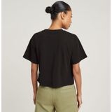 G-Star RAW - Logo Court Relaxed R T - T-shirt - Zwart