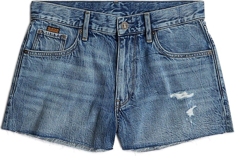 True Shorts - Blauw - Korte Broek - Raw Edge - Faded Sea Point Blue