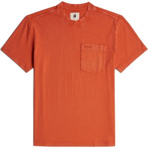 G-STAR - T-shirt - Licht Antiek Rood - Biologisch Katoen