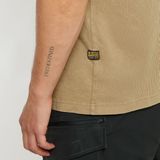 G-STAR - Shirt - Camel - Kwartmouw - Normale Pasvorm