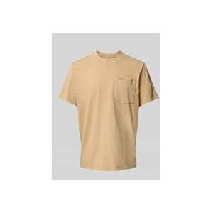 G-STAR - Shirt - Camel - Kwartmouw - Normale Pasvorm