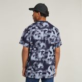 G-star - Sprayed Letters - T-shirt - Korte Mouwen - Zwart - Katoen