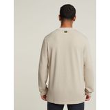 G-STAR - Overdyed - T-shirt - Lichtgrijs - 100% Biologisch Katoen