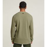 G-STAR - Overdyed - T-shirt - Groen - 100% Biologisch Katoen