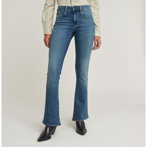 G-STAR 3301 Flare Jeans - Blauw - Denim - Super Stretch