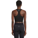G-STAR - Racerback Top - Dk Black - Gebreid - 63% Polyamide, 32% Recycled Polyester, 5% Elastaan