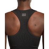 G-STAR - Racerback Top - Dk Black - Gebreid - 63% Polyamide, 32% Recycled Polyester, 5% Elastaan