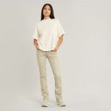 G-Star - Midge D26366-C096-D848 - Slanke Rechte Broek - Beige - Casual - Katoen