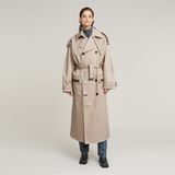 Macro - Balloon - Trenchcoat - Beige - Dames
