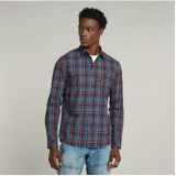 G-star bristum 2.0 slim shirt ls overhemd multi colour