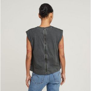 G-star Back Overdyed T-shirt Met 3/4 Mouw