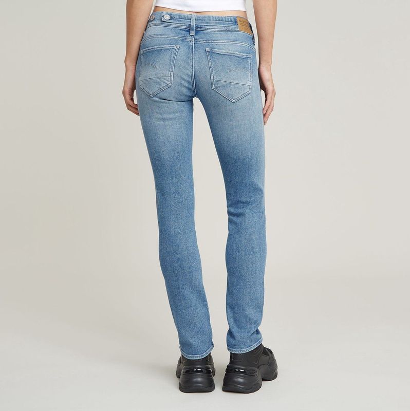 G-STAR - Midge Slim Straight - Jeans - Blauw - 32W / 30L