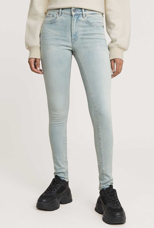 3301 Skinny Broek - Sun Faded Bluejay - 65% Biologisch Katoen - Super Stretch