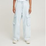 Balloon Cargo Jeans - Lichtblauw - Dames