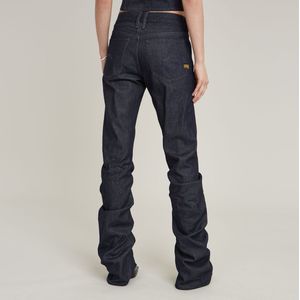 G-Staq - Low Bootcut Jeans - Donkerblauw - Dames - Anatomic Denim Collectie
