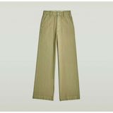 G-Star - Deck 2.0 High Loose Chino - Khaki Groen - Katoen - Dames