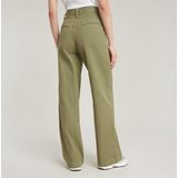 G-Star - Deck 2.0 High Loose Chino - Khaki Groen - Katoen - Dames