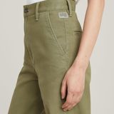 Deck 2.0 High Loose Chino - Groen - Dames