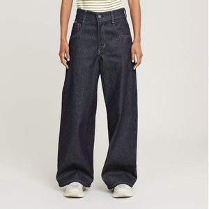G-STAR - Skater Long Pocket - Donkerblauwe Jeans - High Waist - Loose Fit