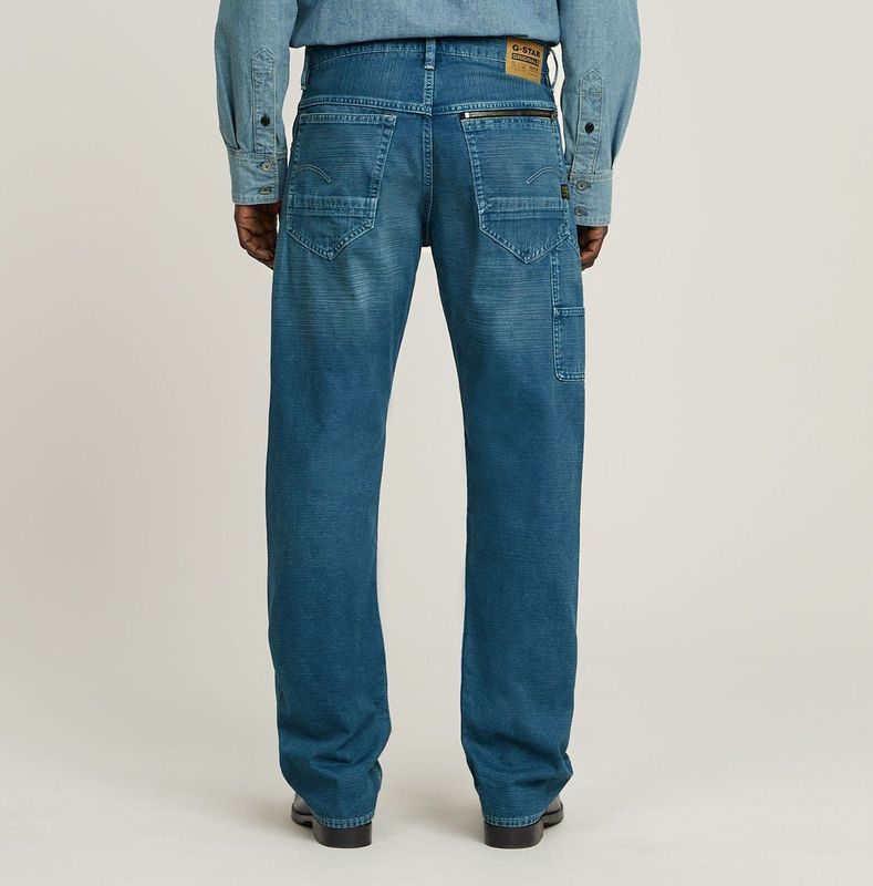 Dakota - Logger Regular Straight - Jeans - Midden Blauw