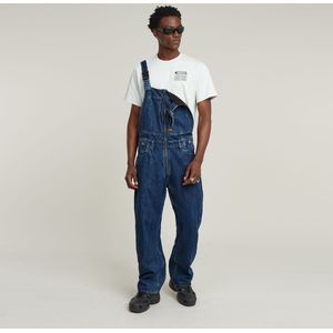 G-Star - Denim Dungaree 3D - Jumpsuit - Blauw - Losvallend