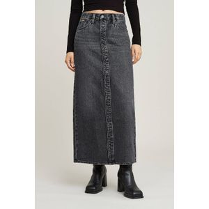 G-Star RAW Viktoria Snaps Jupe longue pour femme, Gris (Faded Eolith Grey D26245-d933-h087), 29W