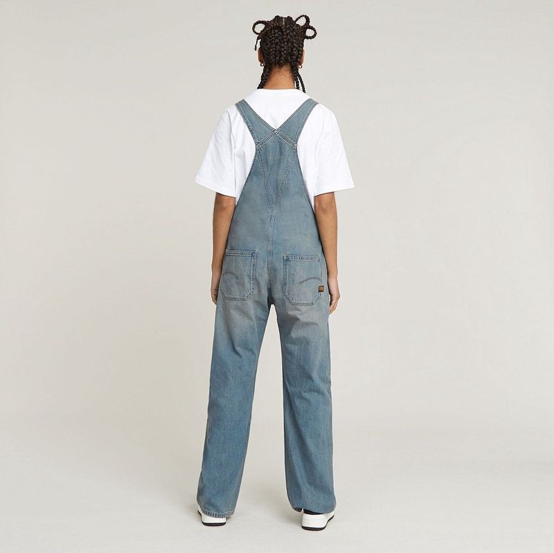 Overal Bowey - Tuinbroek - Vintage Cloudburst - 100% Regeneratief Katoen