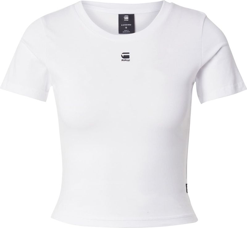 G-Star RAW cropped mini slim r t wmn, wit (White D26446-3310-110), XXS