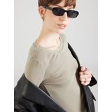 G-star - Overdyed Slim T-shirt - Zwart - Biologisch Katoen - Lange Mouwen