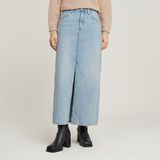 G-Star - D24385-D536-G339 Lange Rok Viktoria - Blauw - Katoen - Denim