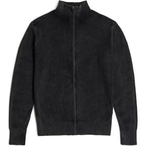 G-star - Serrated - Gebreide Trui - Zwart - 100% Biologisch Katoen