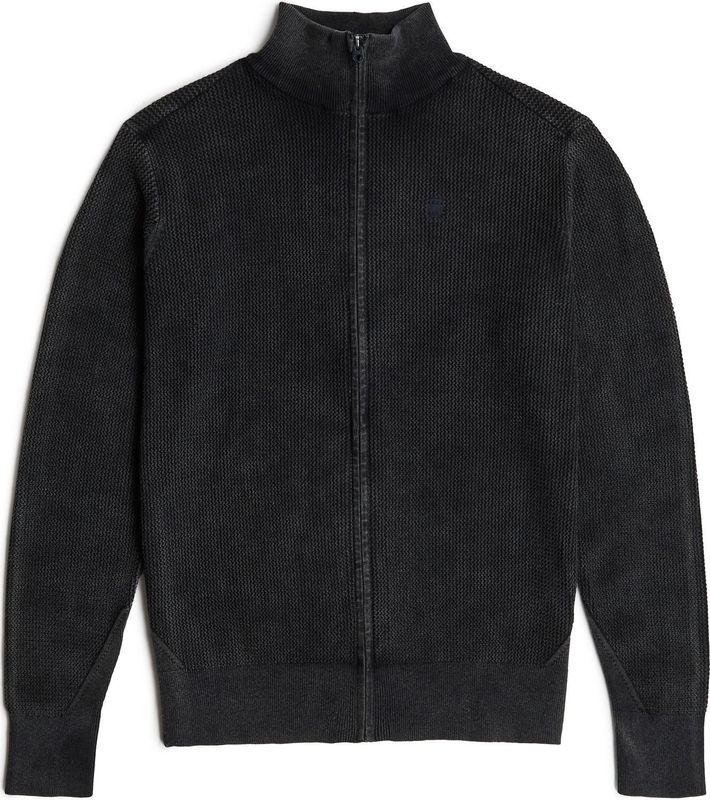 G-star - Serrated - Gebreide Trui - Zwart - 100% Biologisch Katoen