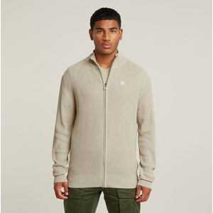 G-star - Serrated - Gebreide Trui - Zwart - 100% Biologisch Katoen