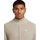 G-star - Serrated - Gebreide Trui - Zwart - 100% Biologisch Katoen