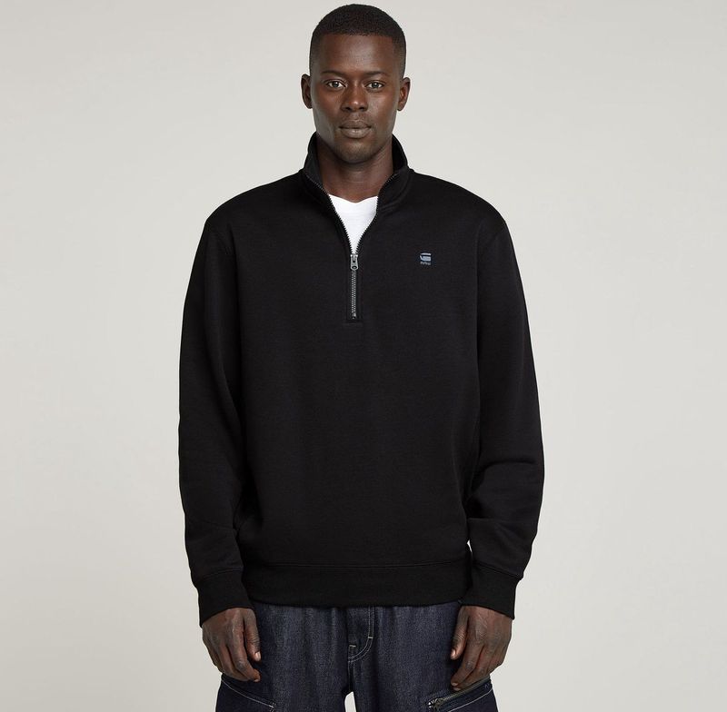 G-STAR - Premium Core - Vest - Dk Black - 55% Biologisch Katoen, 45% Recycled Polyester